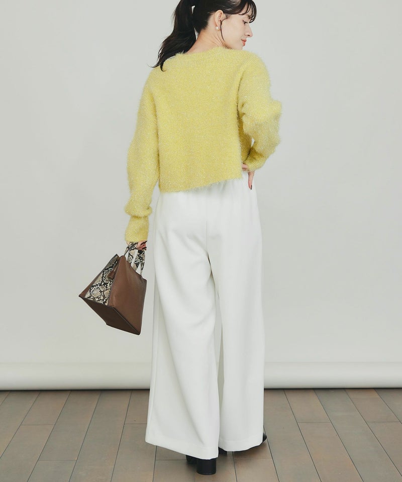 model：H155　着用サイズ：M　オフホワイト