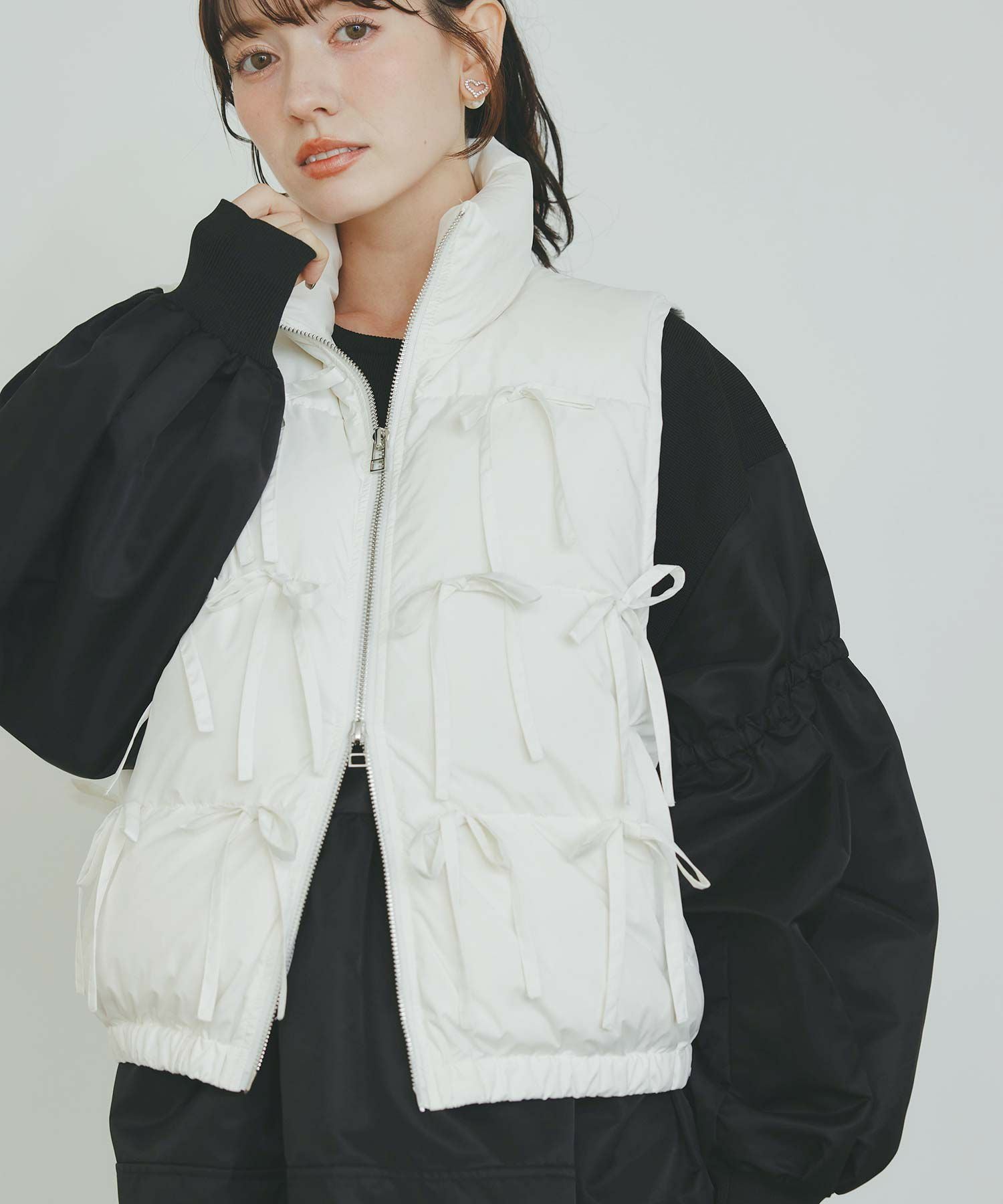 リボンダウンベスト | PICCIN (ピッチン) 公式通販