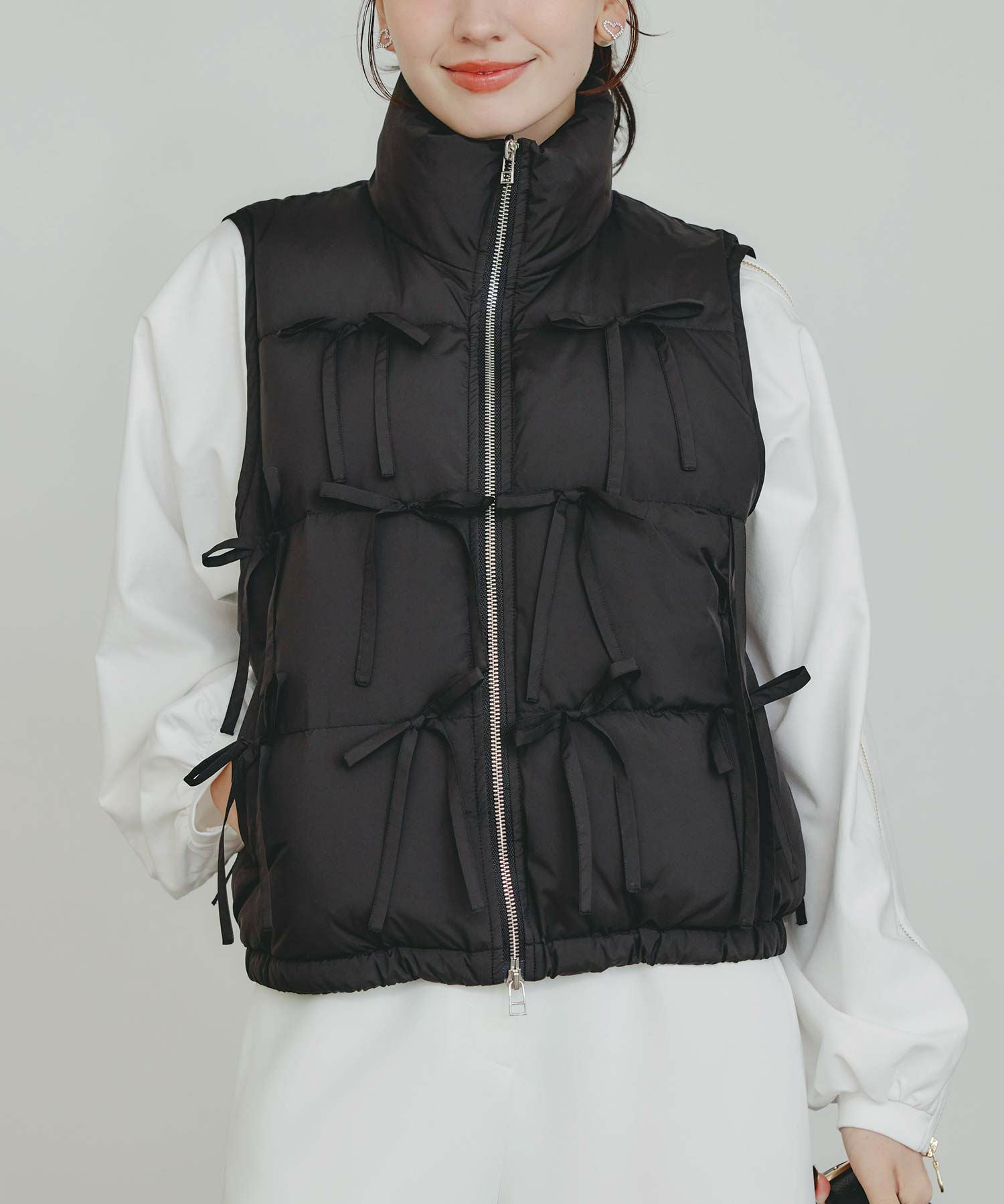 リボンダウンベスト | PICCIN (ピッチン) 公式通販