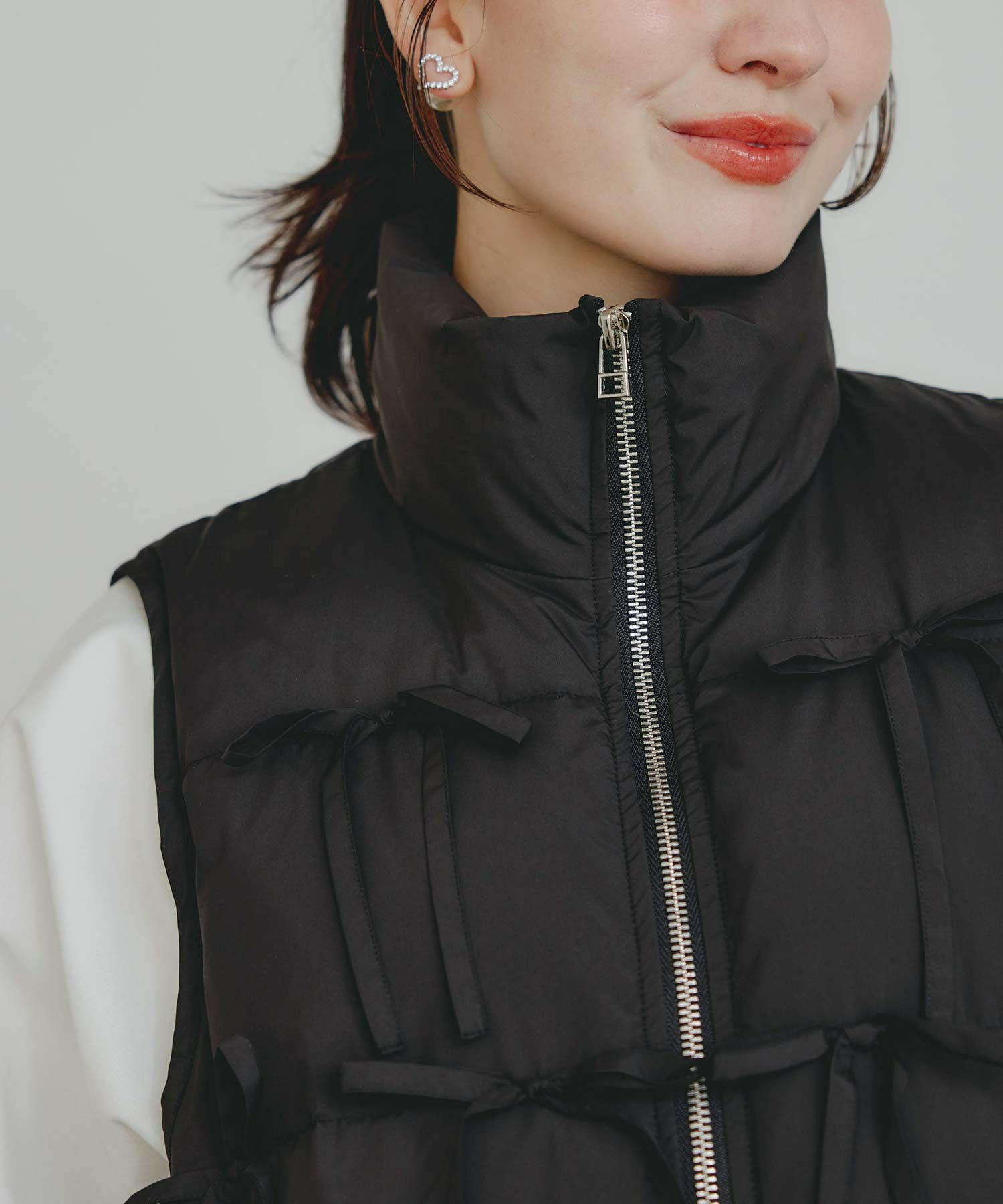 リボンダウンベスト | PICCIN (ピッチン) 公式通販