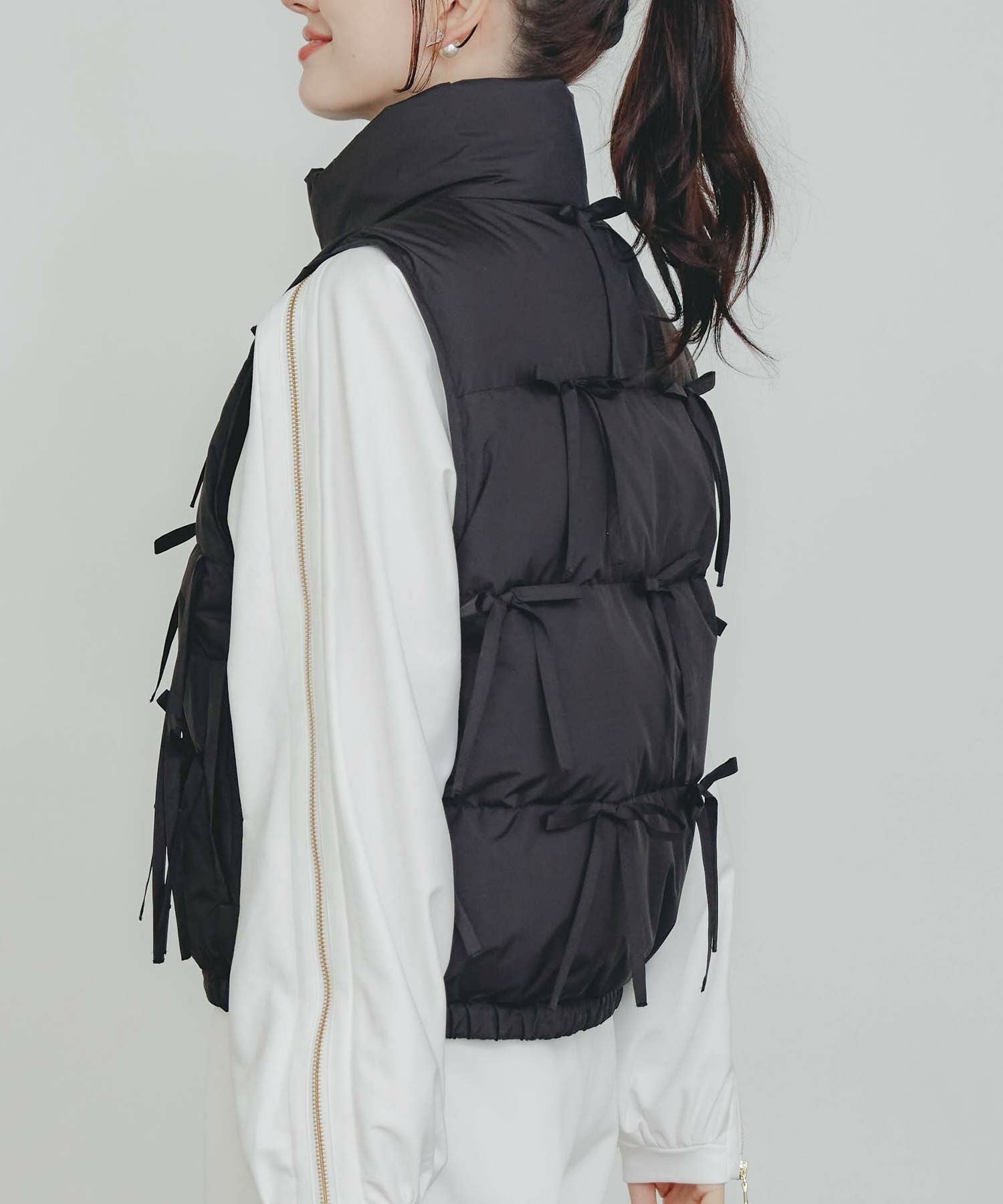 リボンダウンベスト | PICCIN (ピッチン) 公式通販