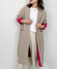 model：H164　着用サイズ：M　ベージュ