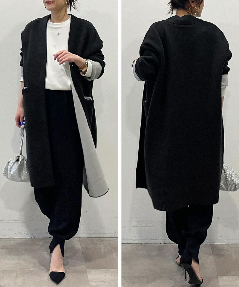 model：H164　着用サイズ：M　ブラック