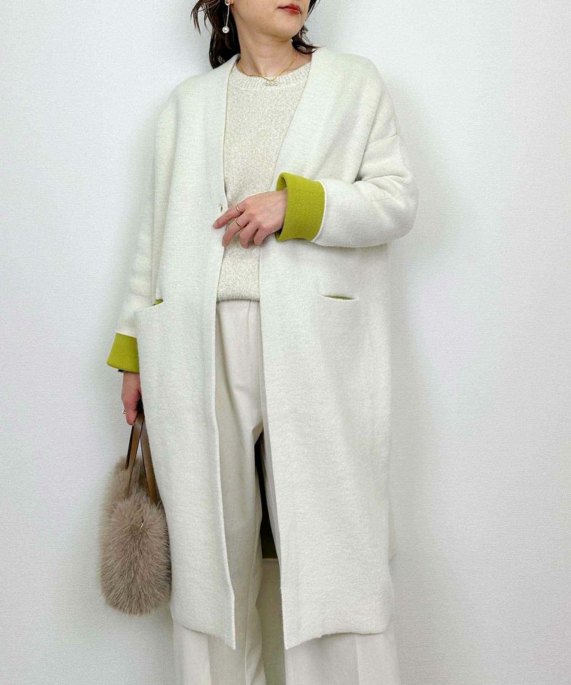 model：H164　着用サイズ：M　アイボリー