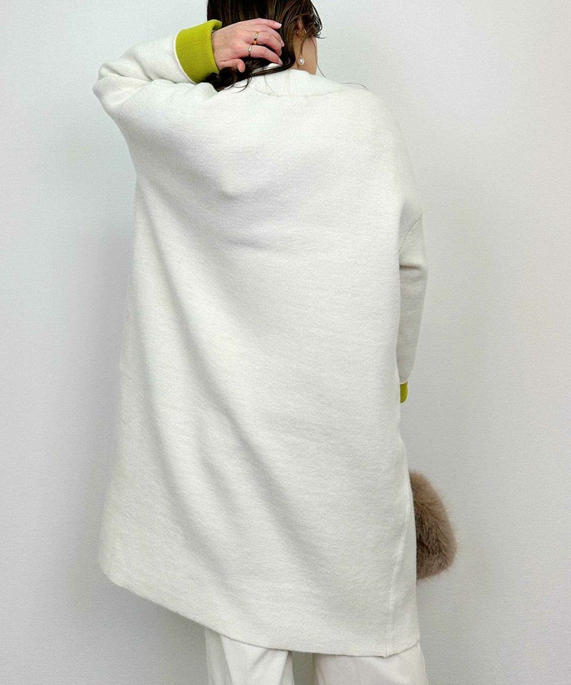 model：H164　着用サイズ：M　アイボリー