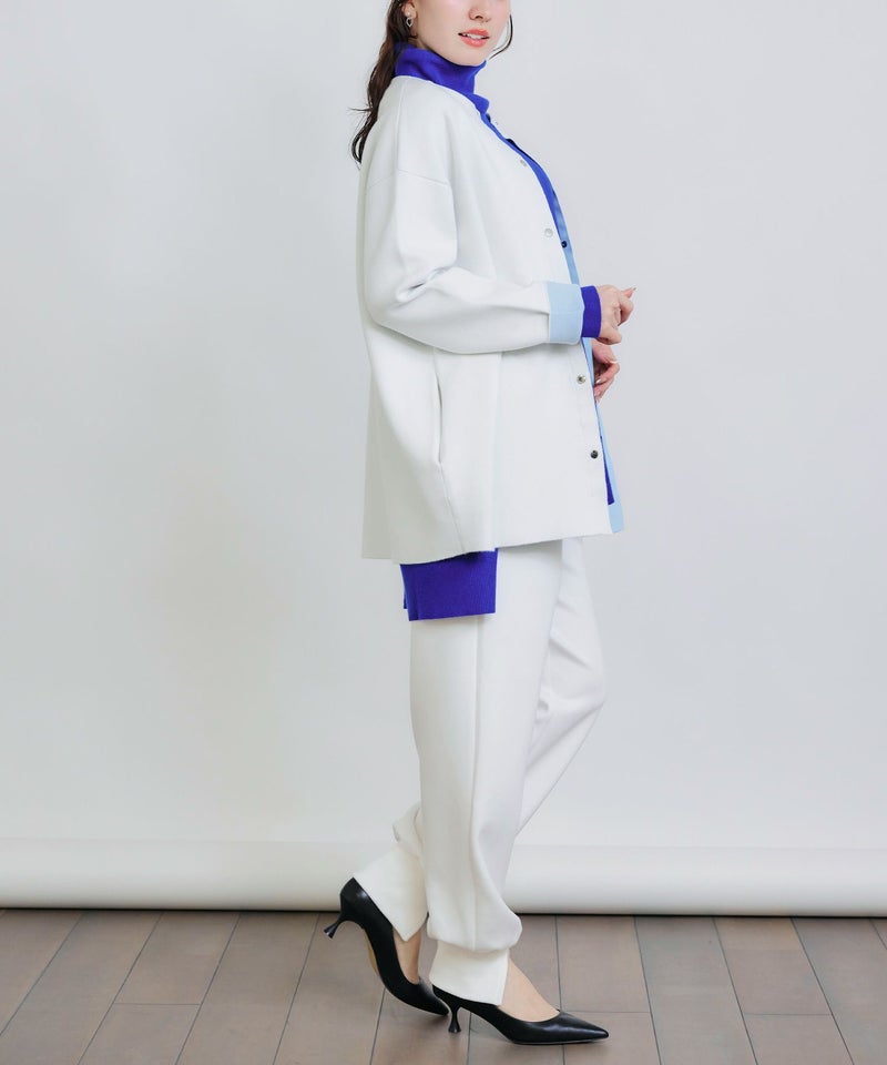 model：H155　着用サイズ：M　オフホワイト