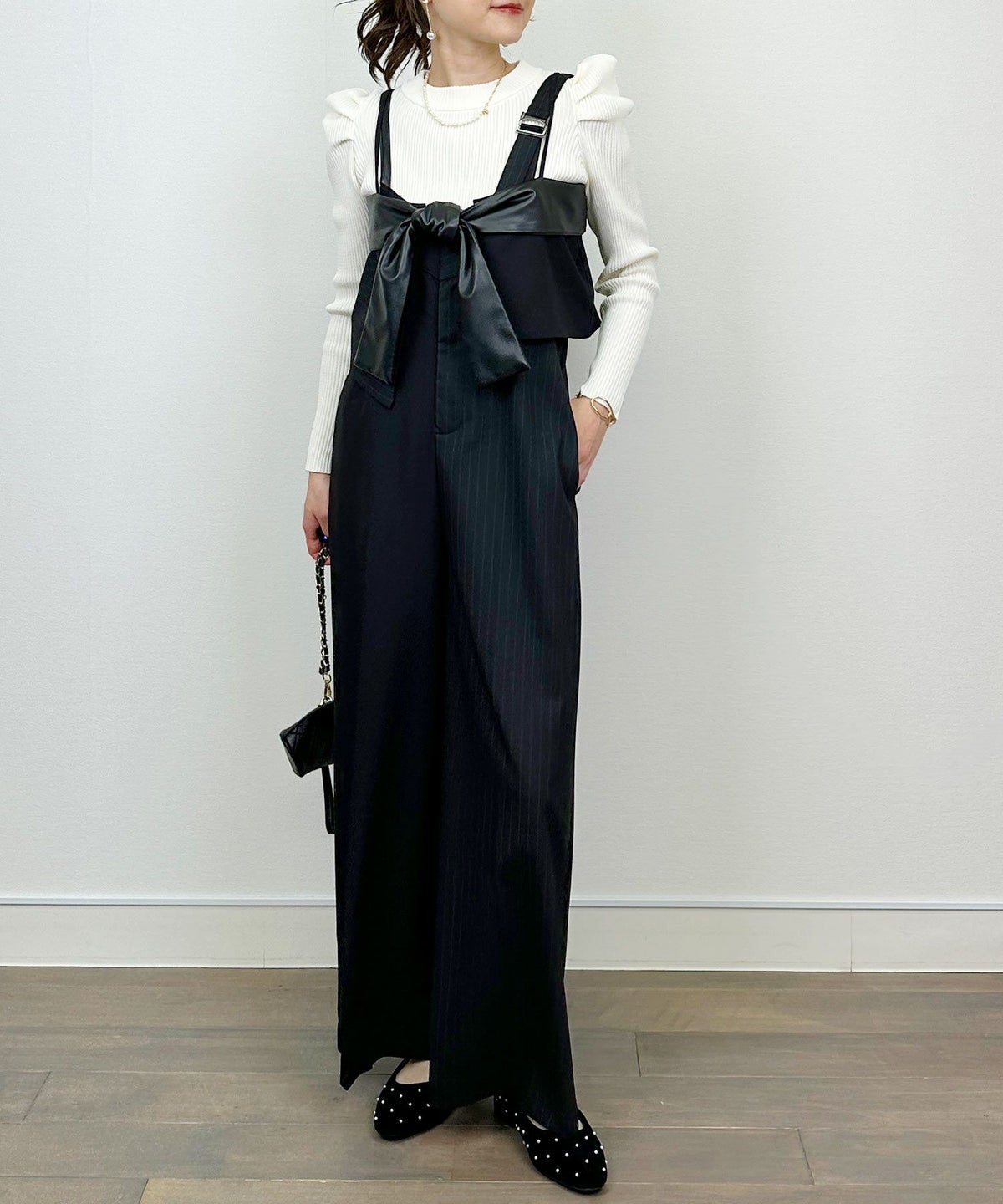 model：H164　着用サイズ：M　ブラック