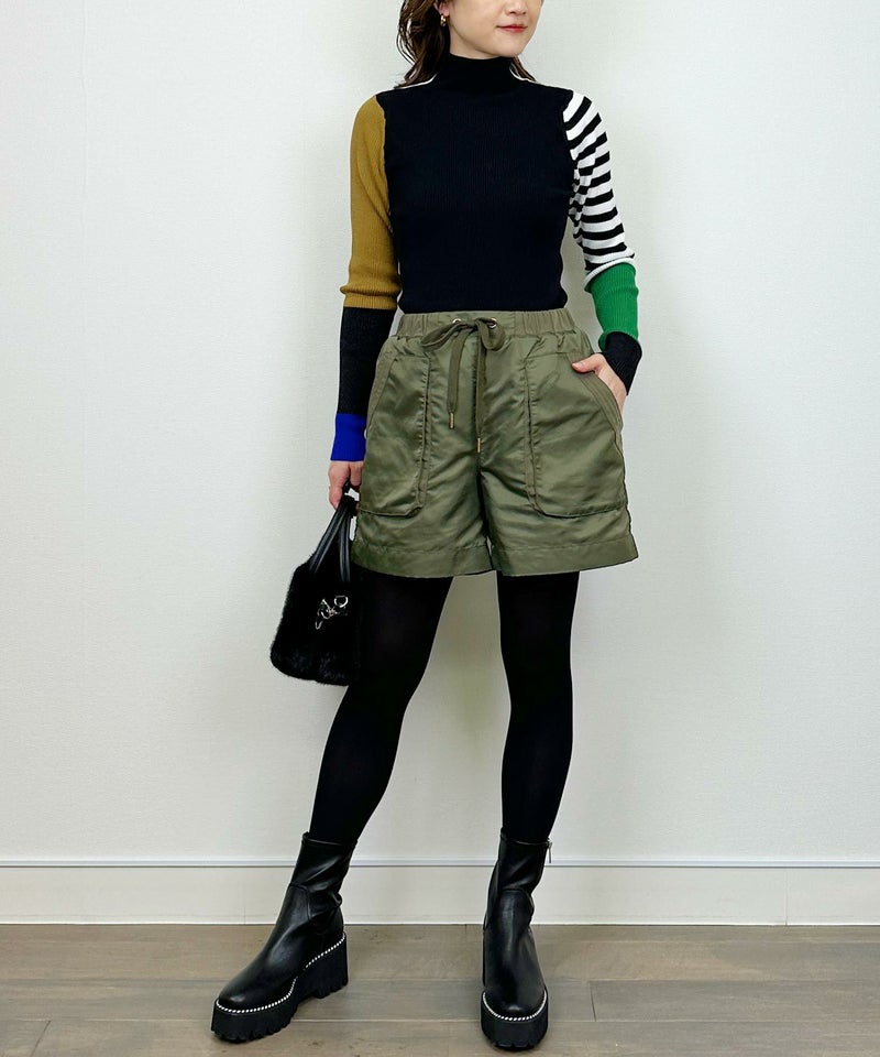 model：H164　着用サイズ：M　カーキ