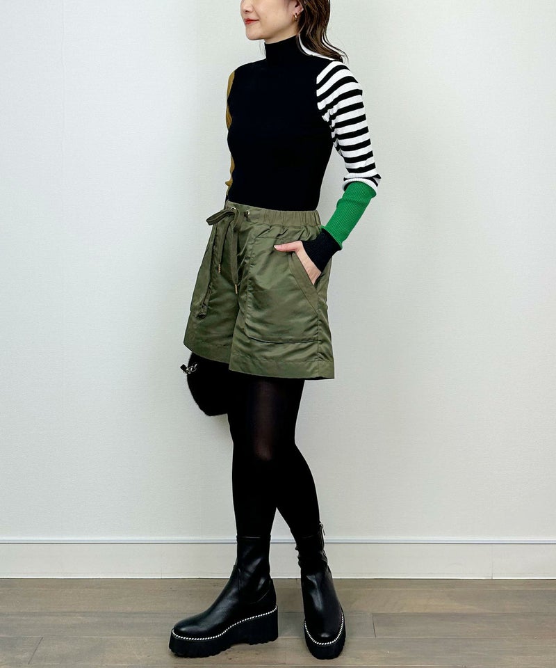 model：H164　着用サイズ：M　カーキ