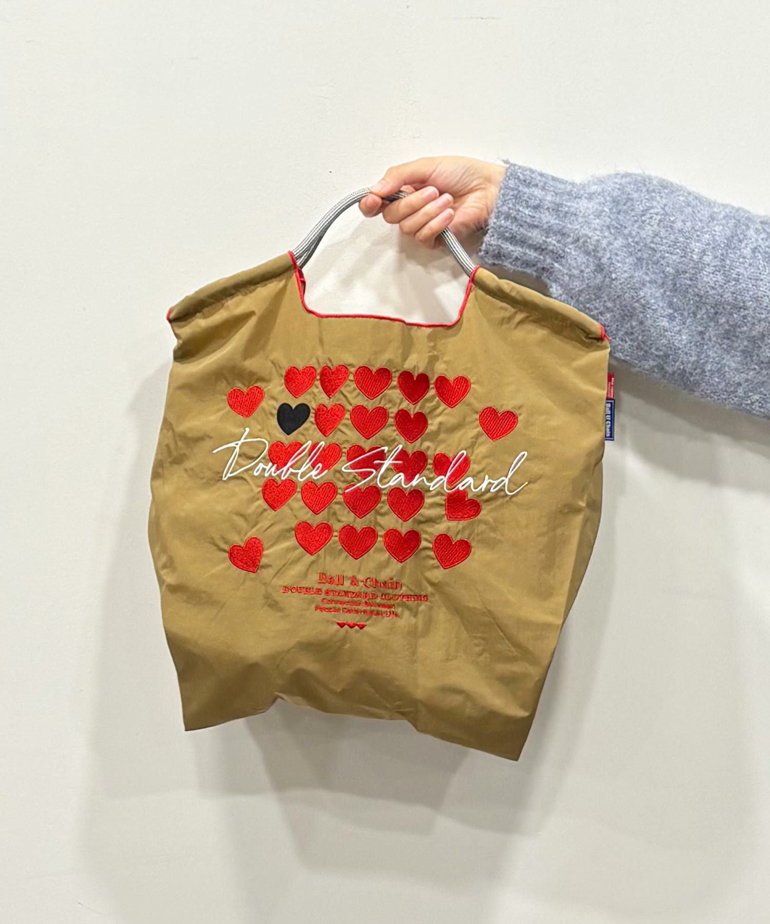 Ball&Chain×DOUBLE STANDARD CLOTHING]shopping bag-DS HEART(M