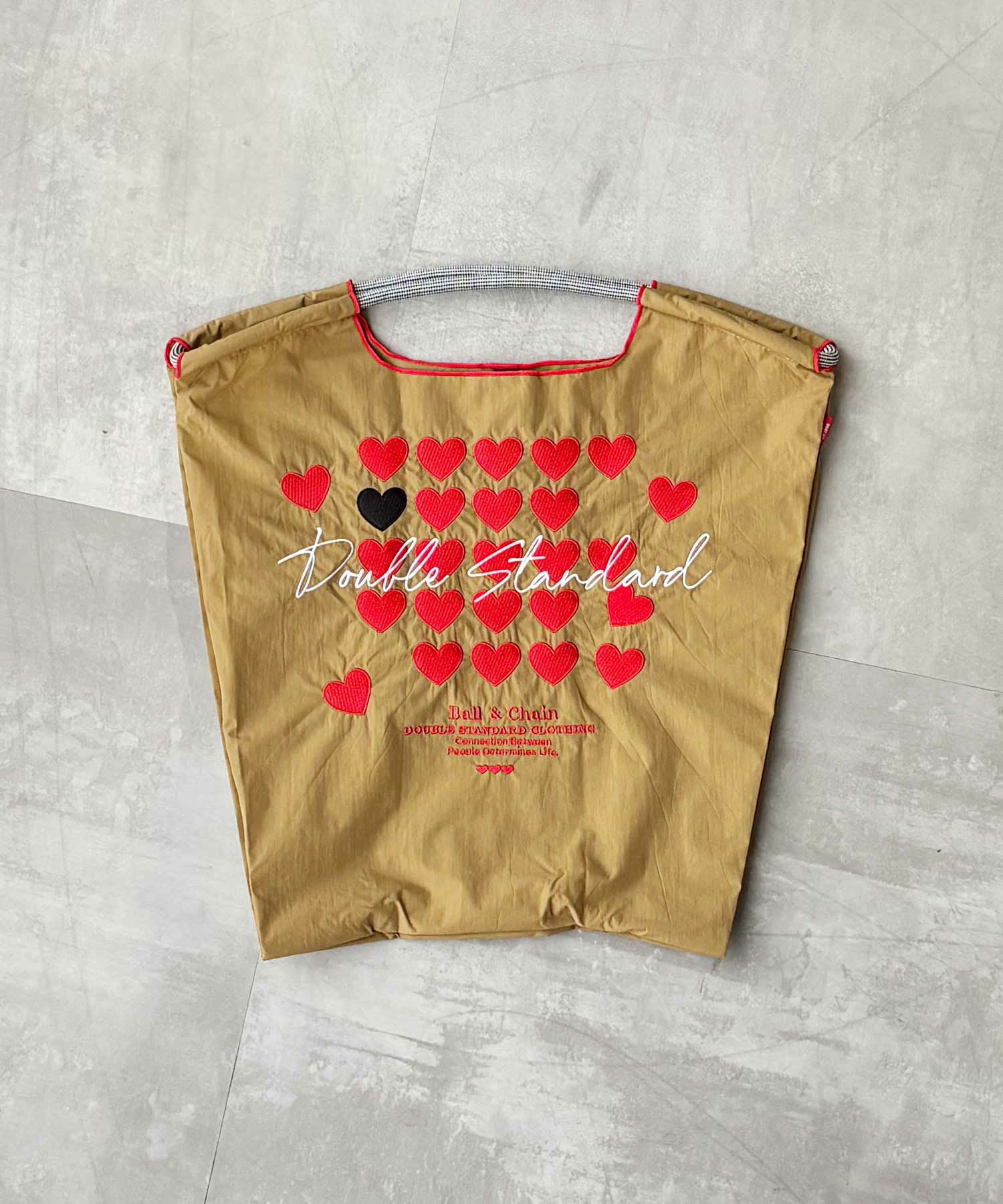 Ball&Chain×DOUBLE STANDARD CLOTHING]shopping bag-DS HEART(M