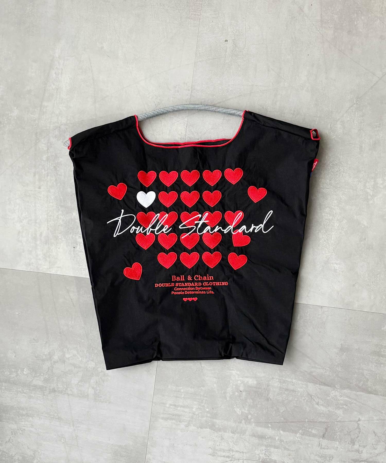 Ball&Chain×DOUBLE STANDARD CLOTHING]shopping bag-DS HEART(M