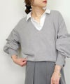 model：H164　着用サイズ：M　グレー