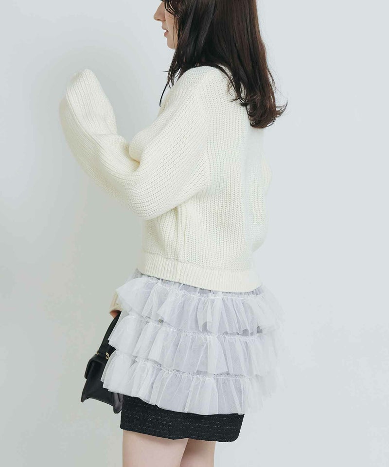 model：H155　着用サイズ：M　オフホワイト