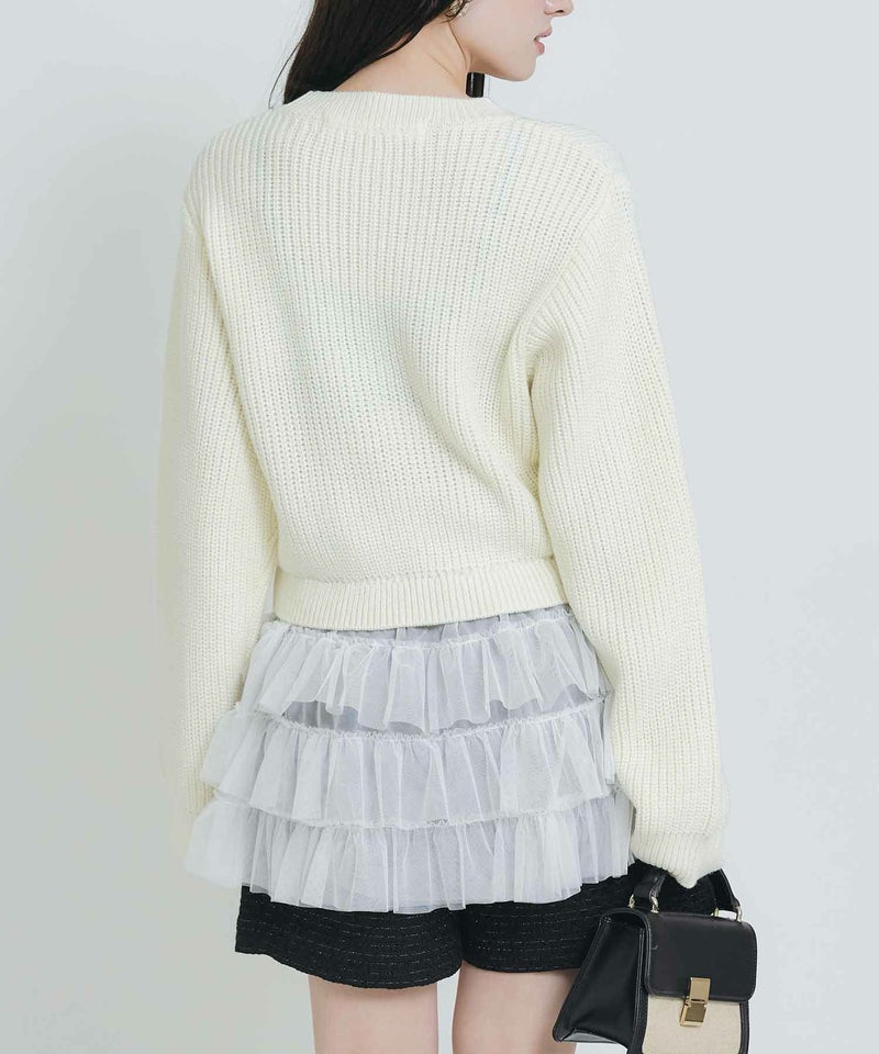 model：H155　着用サイズ：M　オフホワイト