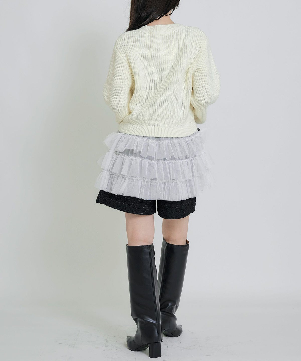 model：H155　着用サイズ：M　ブラック