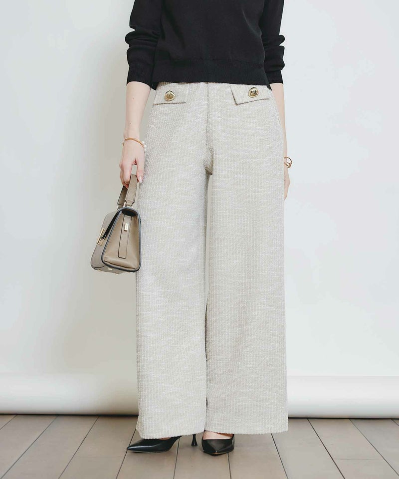 model：H160　着用サイズ：M　ベージュ