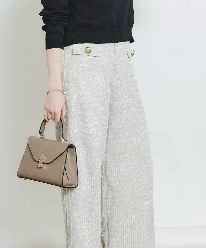 model：H160　着用サイズ：M　ベージュ