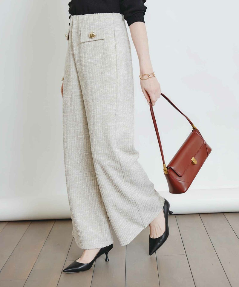 model：H160　着用サイズ：M　ベージュ