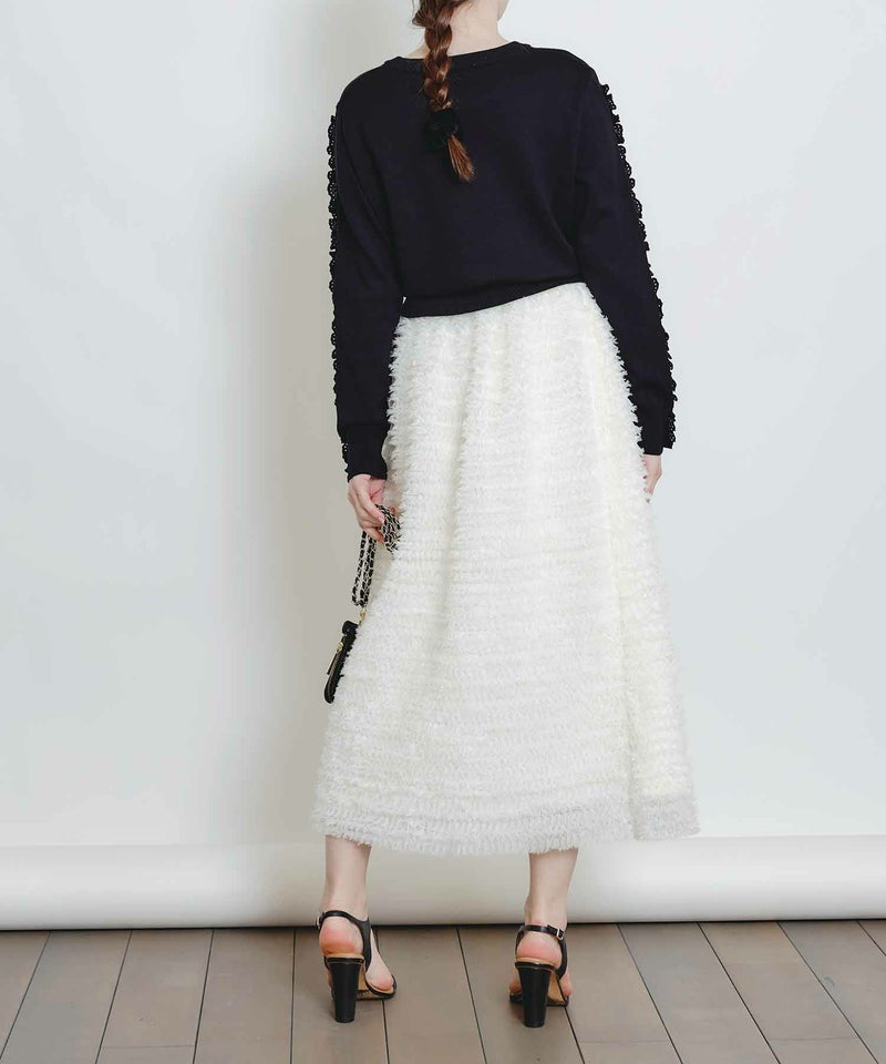 model：H160　着用サイズ：M　オフホワイト