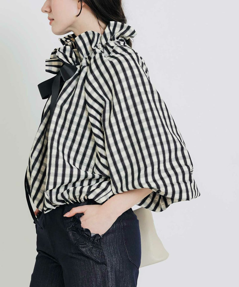 model：H155　着用サイズ：M　アイボリー