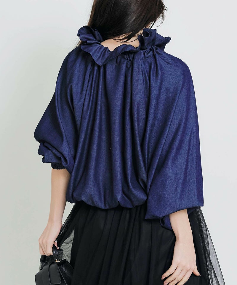 model：H155　着用サイズ：M　ネイビー