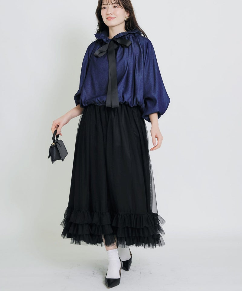 model：H155　着用サイズ：M　ネイビー