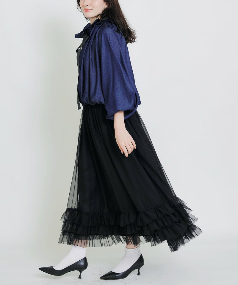 model：H155　着用サイズ：M　ネイビー