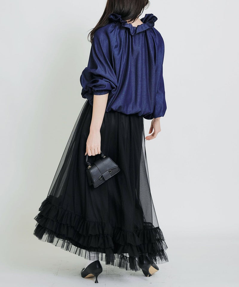 model：H155　着用サイズ：M　ネイビー