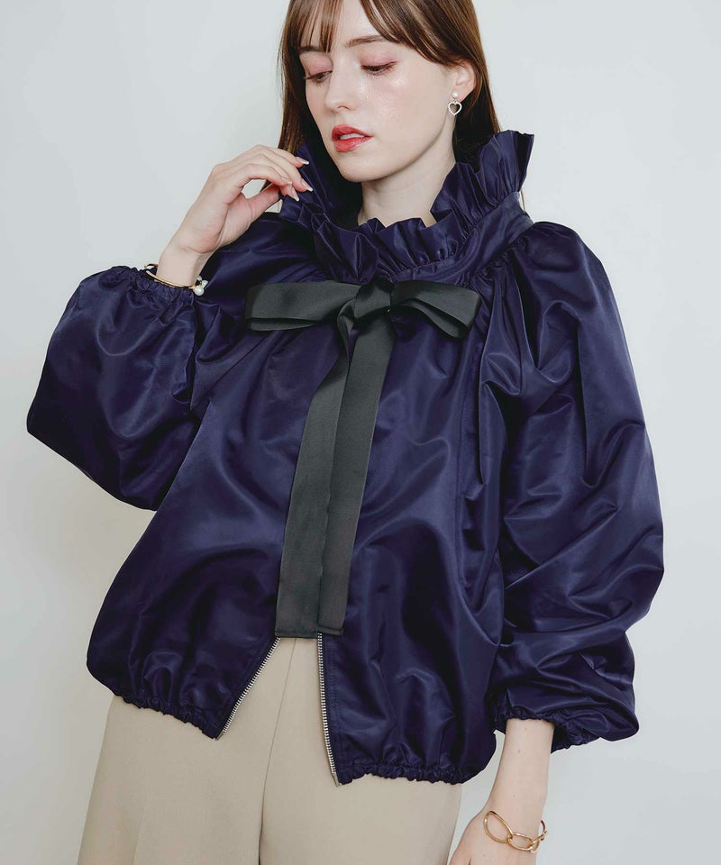 model：H160　着用サイズ：M　ネイビー