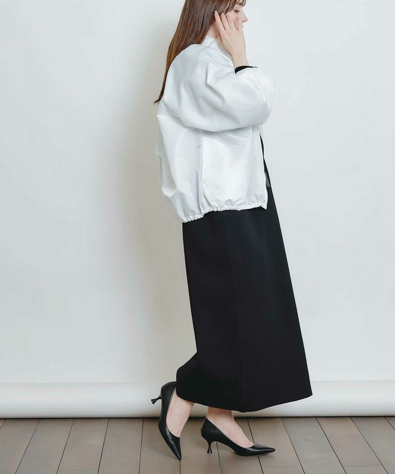 model：H160　着用サイズ：M　オフホワイト