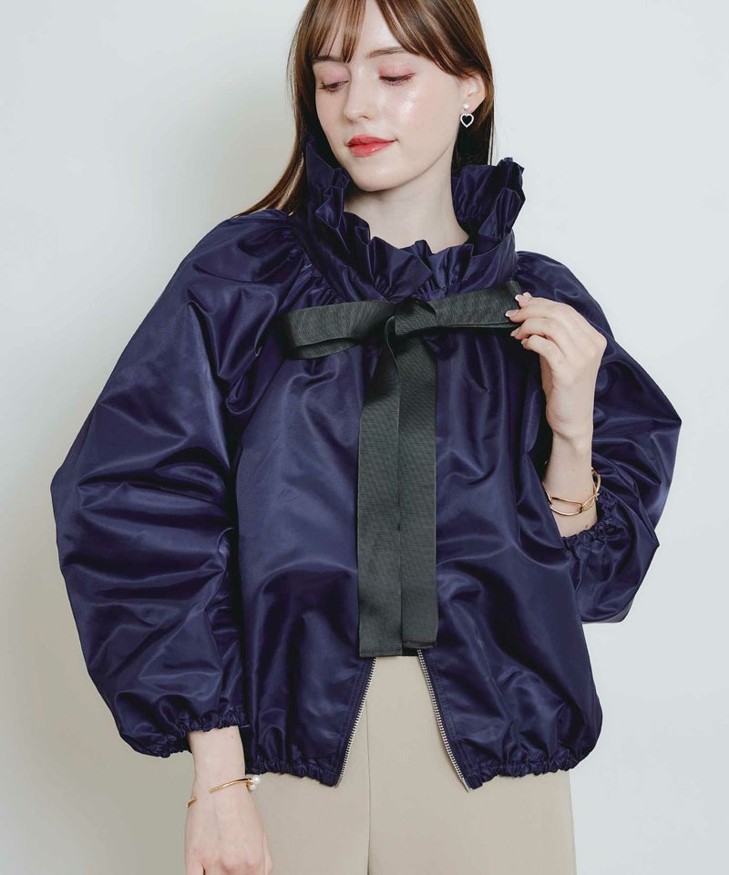 model：H160　着用サイズ：M　ネイビー