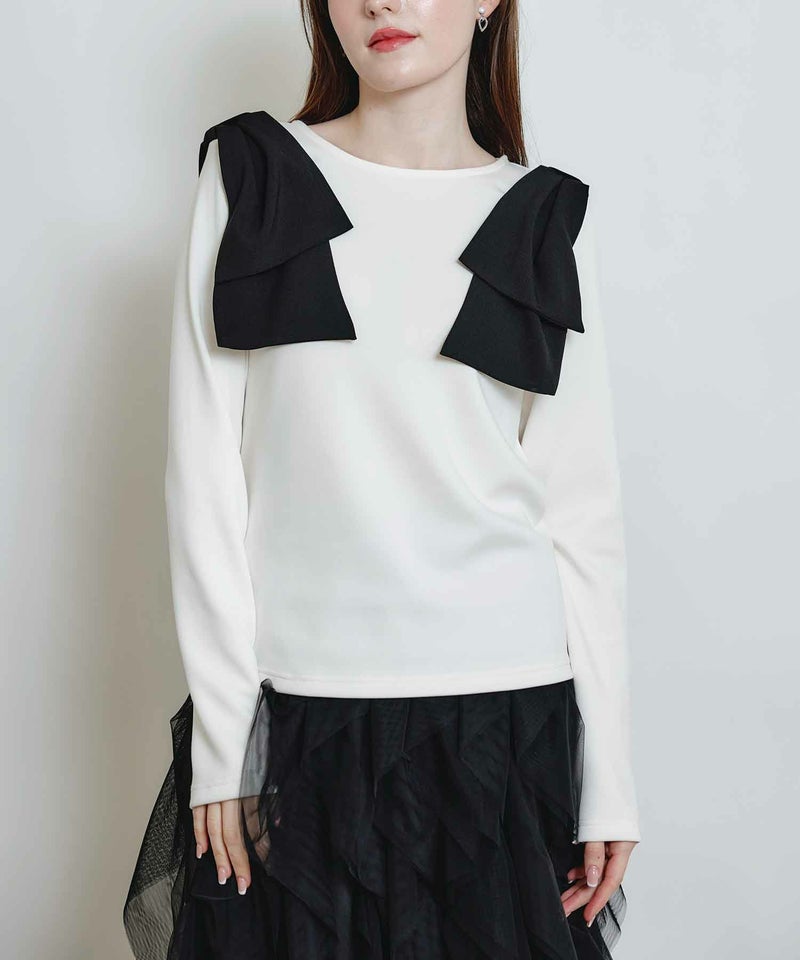 model：H160　着用サイズ：M　オフホワイト