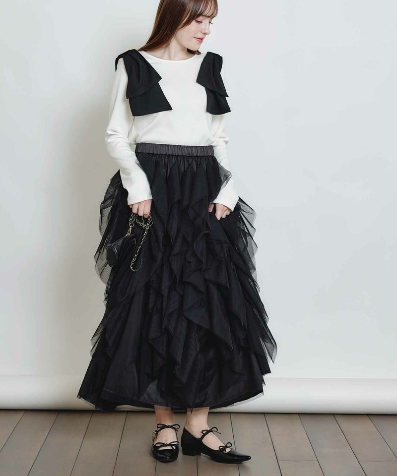 model：H160　着用サイズ：M　オフホワイト