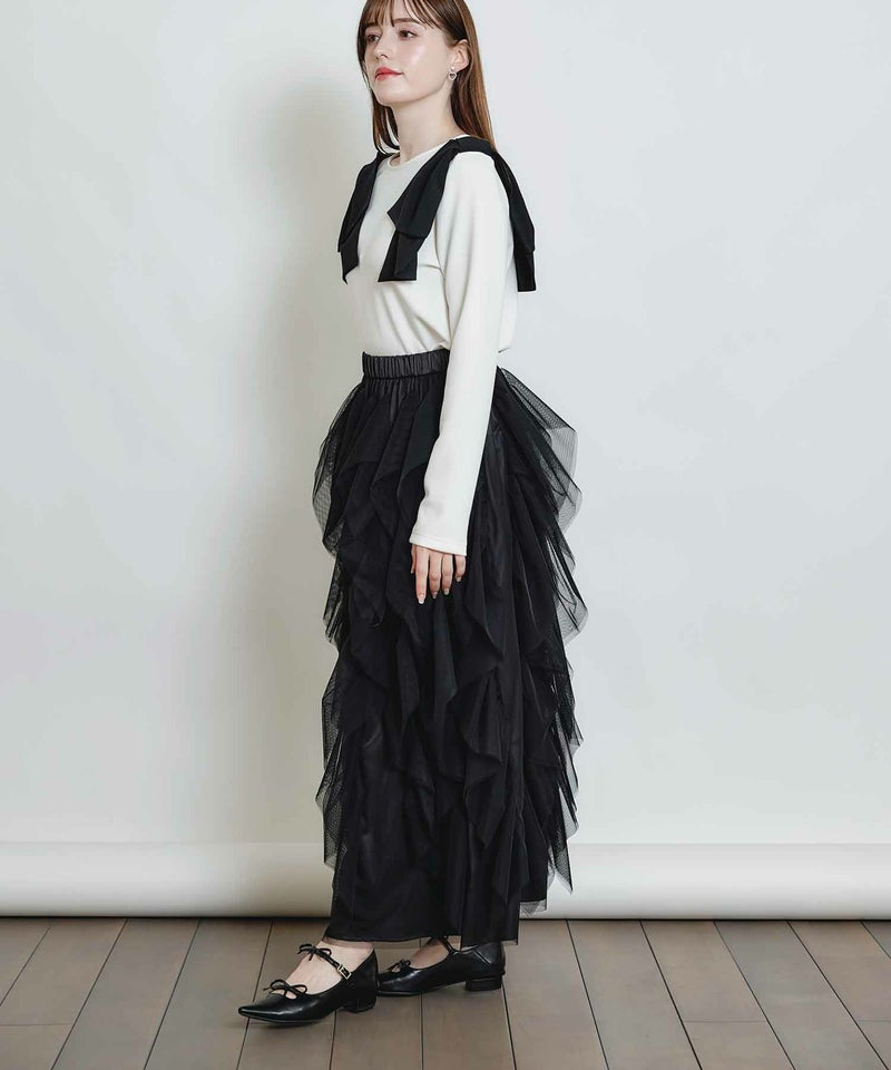 model：H160　着用サイズ：M　オフホワイト