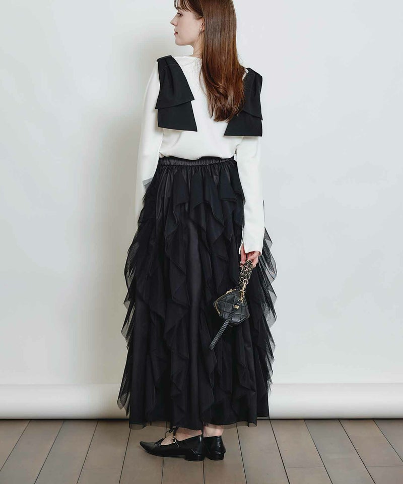 model：H160　着用サイズ：M　オフホワイト