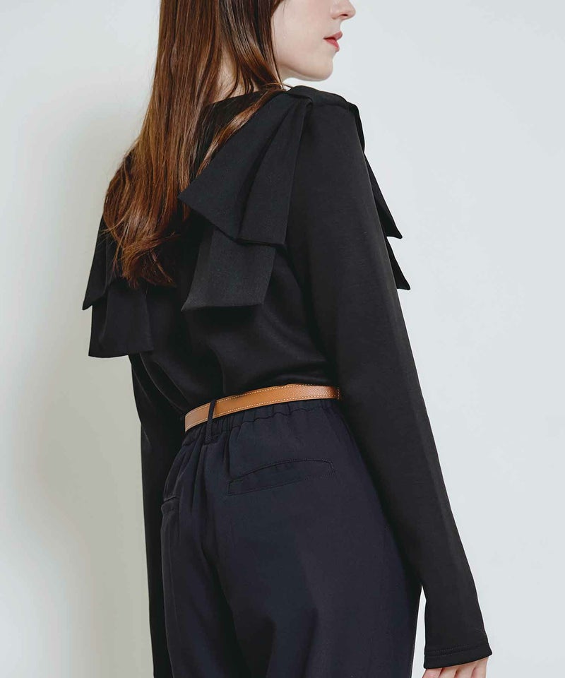 model：H160　着用サイズ：M　ブラック