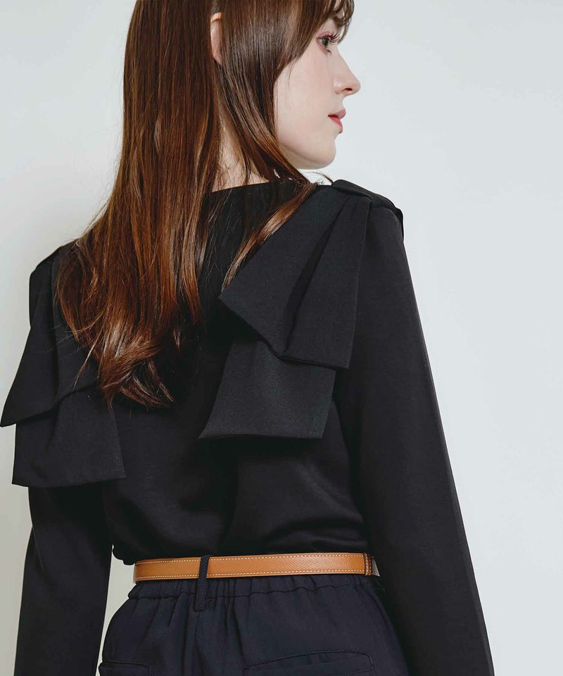 model：H160　着用サイズ：M　ブラック