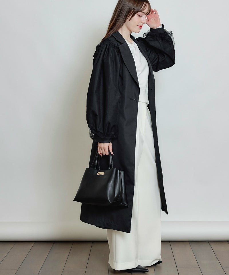 model：H160　着用サイズ：M　オフホワイト