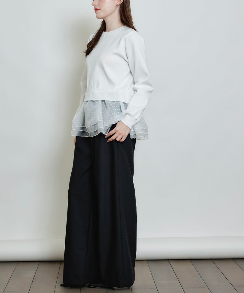 model：H160　着用サイズ：M　ブラック