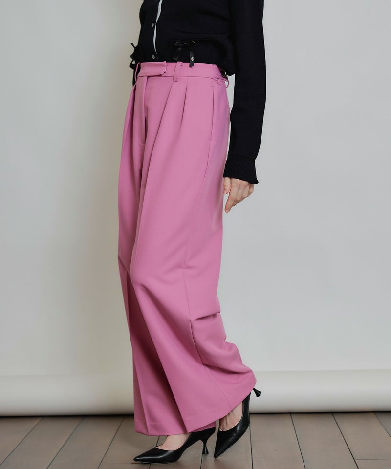 model：H160　着用サイズ：M　ピンク