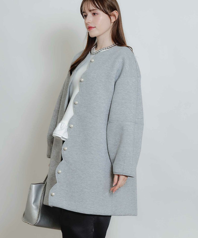 model：H160　着用サイズ：M　ライトグレー