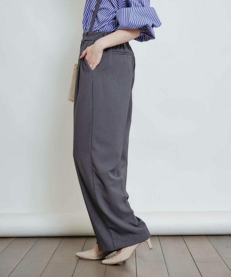 model：H160　着用サイズ：M　チャコールグレー