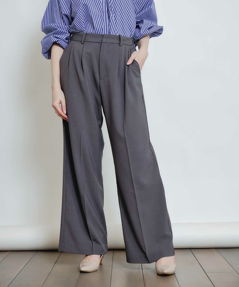 model：H160　着用サイズ：M　チャコールグレー