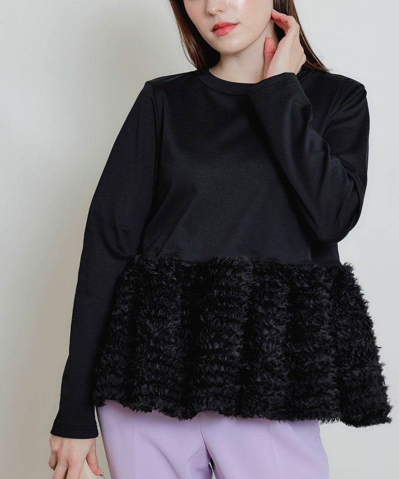 model：H160　着用サイズ：M　ブラック