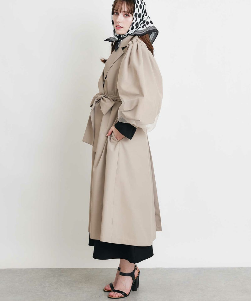 model：H160　着用サイズ：M　ベージュ