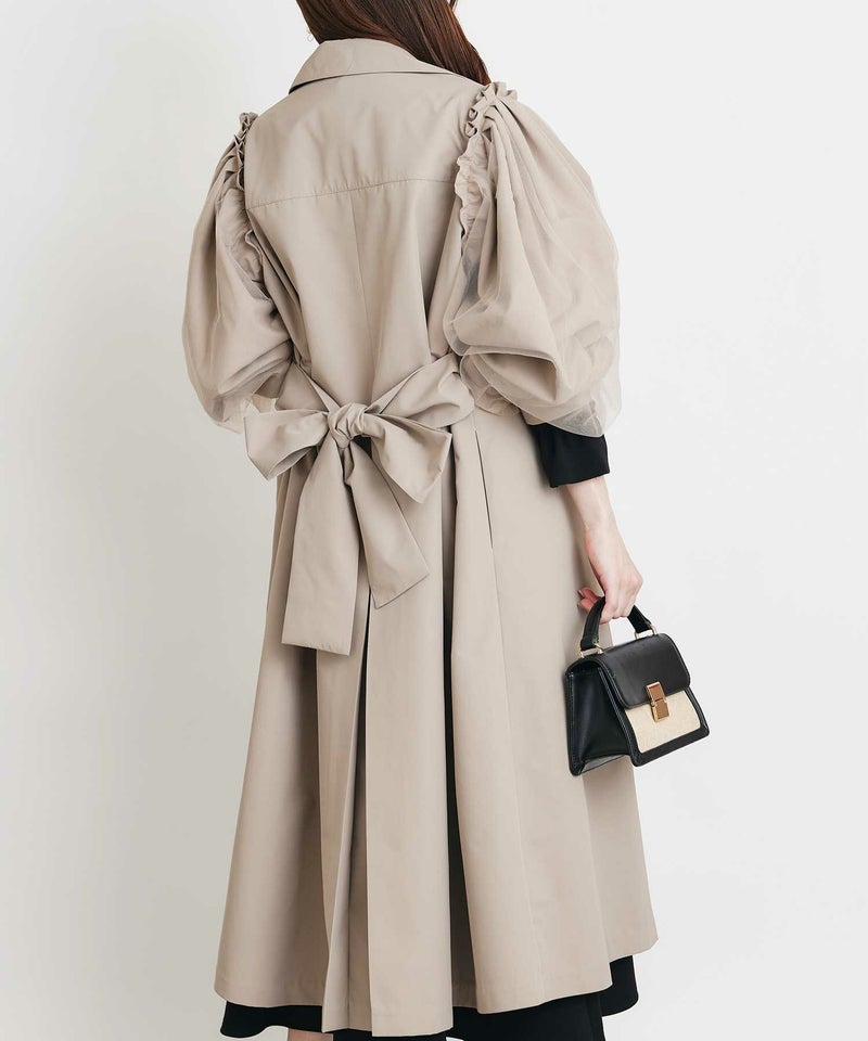 model：H160　着用サイズ：M　ベージュ