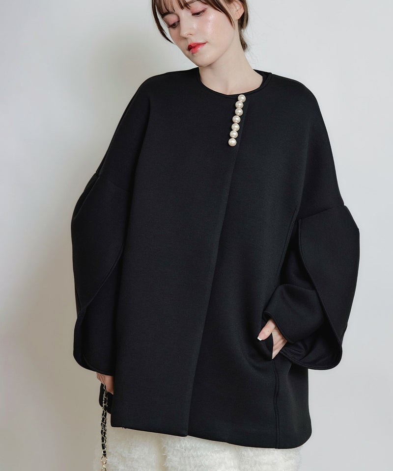 model：H160　着用サイズ：M　ブラック