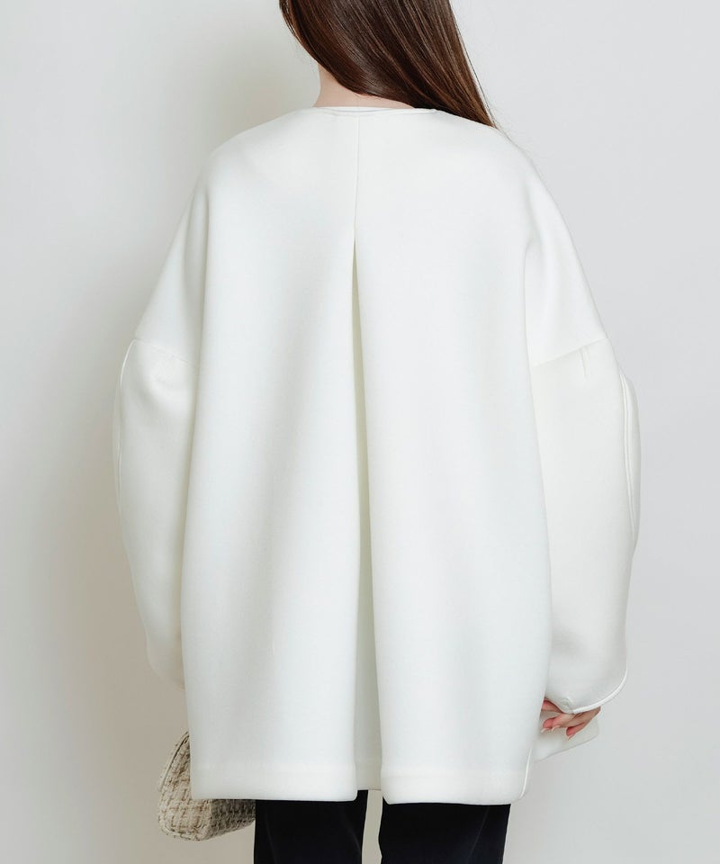 model：H160　着用サイズ：M　オフホワイト