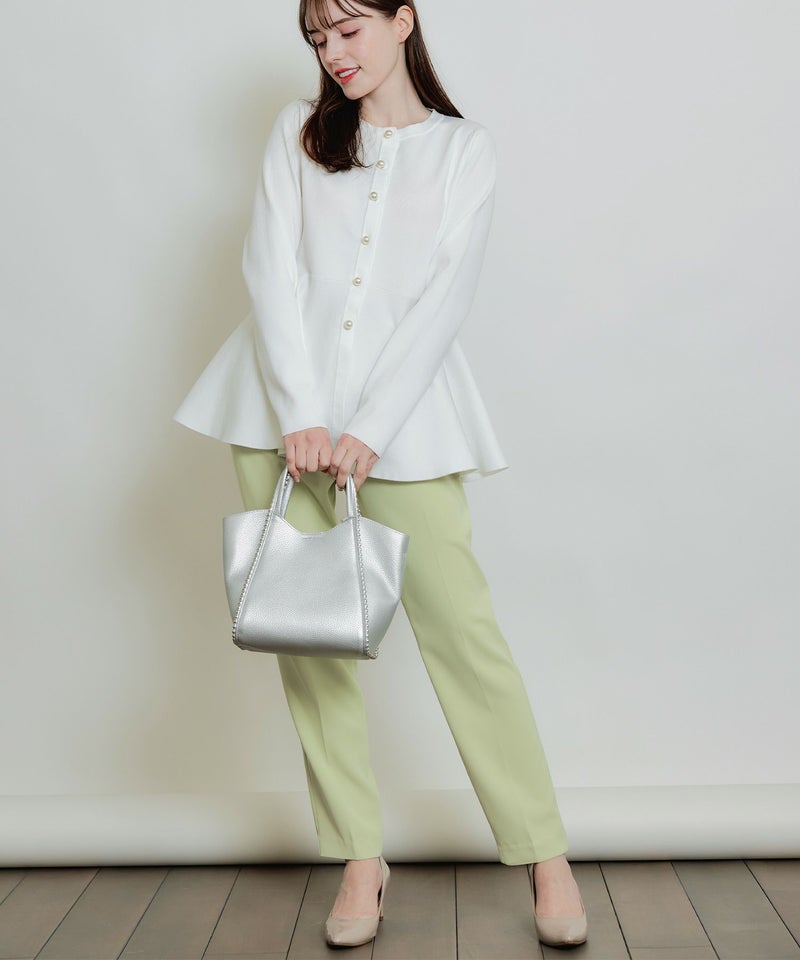 model：H160　着用サイズ：M　オフホワイト